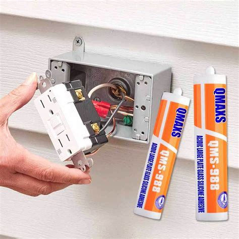 outdoor electrical box sealant|caulk around electrical box.